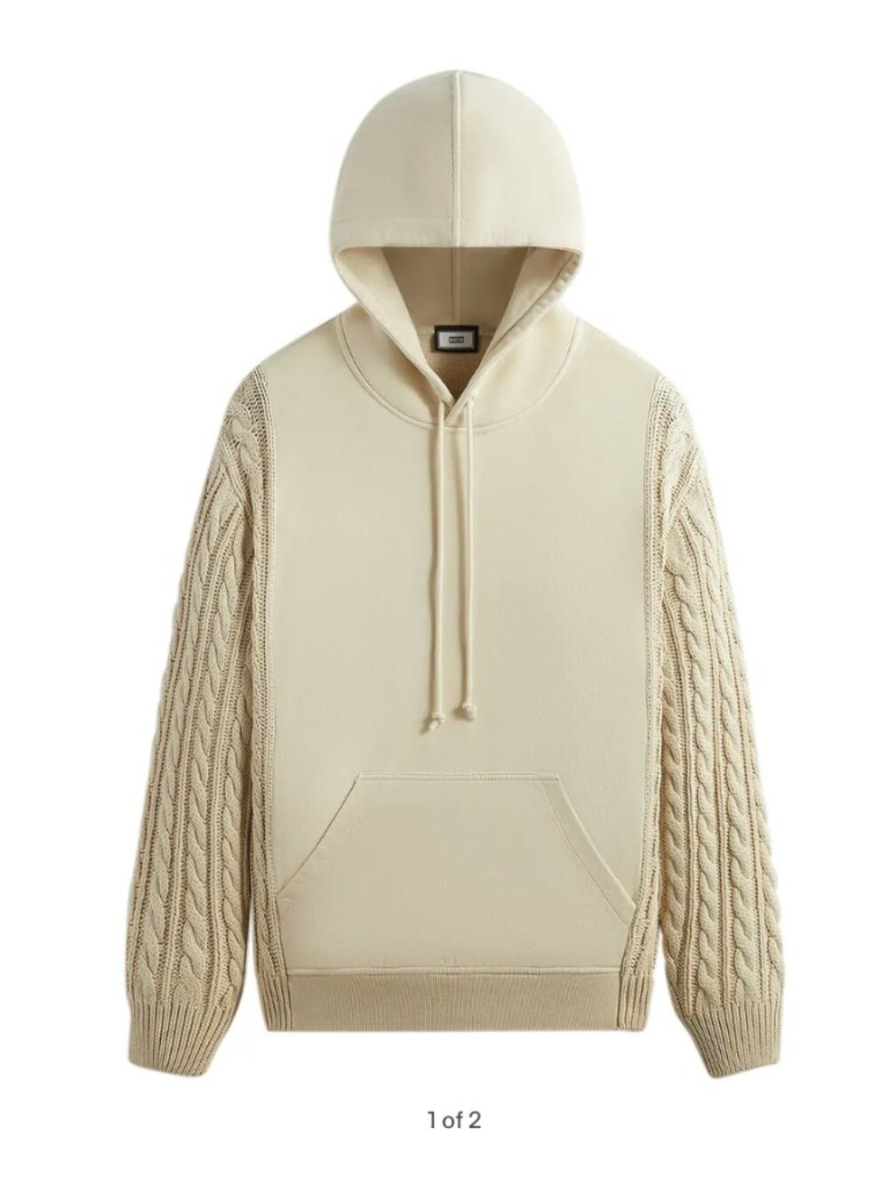 KITH 101 Adam Combo Hoodie 'Veil' - Size Small (NEW WITH TAGS)